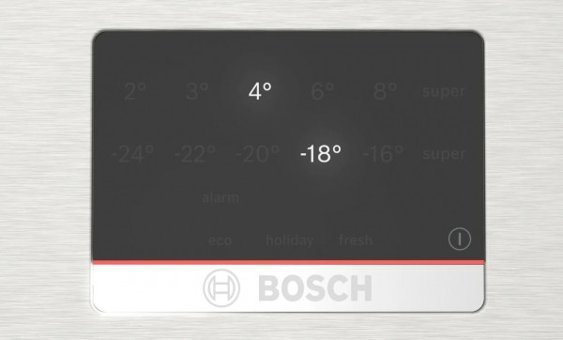 Bosch KGN55CIE0N Çift Kapılı Statik E Enerji Sınıfı 483 lt Inox Alttan Donduruculu Solo Kombi Tipi Buzdolabı
