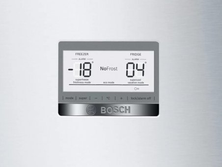 Bosch KGN86HIF0N Çift Kapılı Statik A++ Enerji Sınıfı 631 lt Gri Alttan Donduruculu Solo Kombi Tipi Buzdolabı