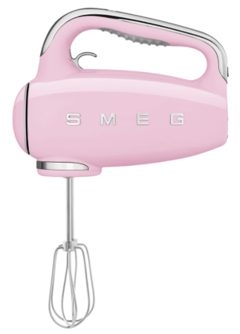 Smeg HMF01 250 W Hamur Yoğurmalı Çırpıcılı Pembe Tekli Mikser