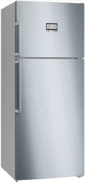 Bosch KDN76AIE0N Çift Kapılı Statik E Enerji Sınıfı 542 lt Inox Üstten Donduruculu Solo Kombi Tipi Buzdolabı