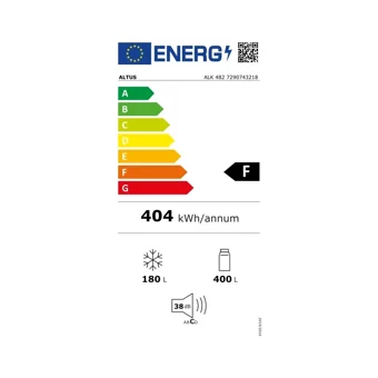 Altus ALK 482 Çift Kapılı Statik F Enerji Sınıfı 700 lt Alttan Donduruculu Solo Kombi Tipi Buzdolabı