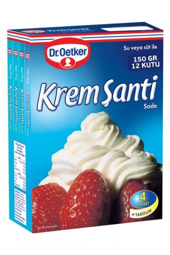 Dr. Oetker Toz Krem Şanti 12x150 gr