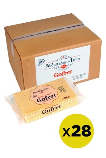 Abdurrahman Tatlıcı Vanilyalı Gofret 28x250 gr