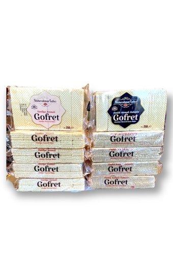 Abdurrahman Tatlıcı Vanilyalı Fındıklı Gofret 10x250 gr