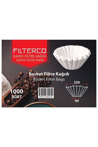Filterco 6 Numara Filtre Kahve Kağıdı 1000'li
