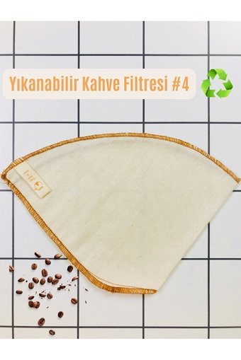 Yofu 4 Numara Yıkanabilir Filtre Kahve Kağıdı Tekli