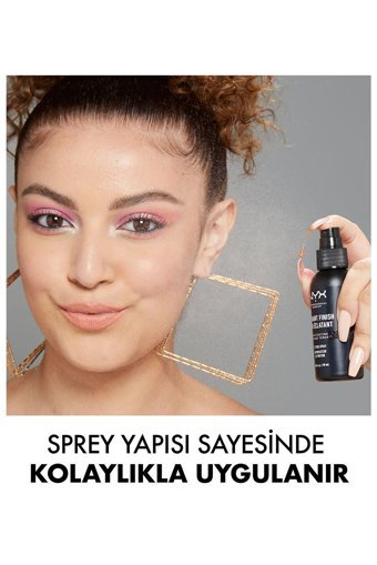 Nyx Professional Makeup Radiant Finish Parlak Makyaj Sabitleyici Sprey 50 ml