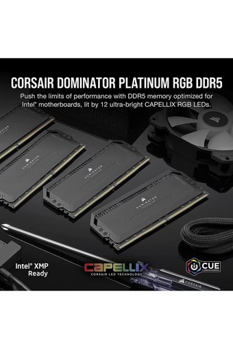 Corsair Dominator Platinum Rgb CMT32GX5M2X5600C36 32 GB DDR5 2x16 5600 Mhz Ram