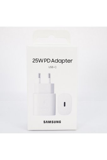 Samsung Galaxy A73 Type C Kablolu 25 W Hızlı Şarj Orjinal Şarj Aleti Beyaz