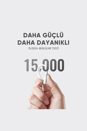 Deji Galaxy A70-A80-A90-A71-A52-A52s-A72-A23-A33-A53-A73 Type C Kablolu Hızlı Şarj Muadil Şarj Aleti Beyaz