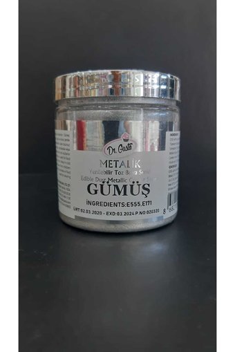 Dr. Gusto Gümüş Toz Gıda Boyası 50 Gr