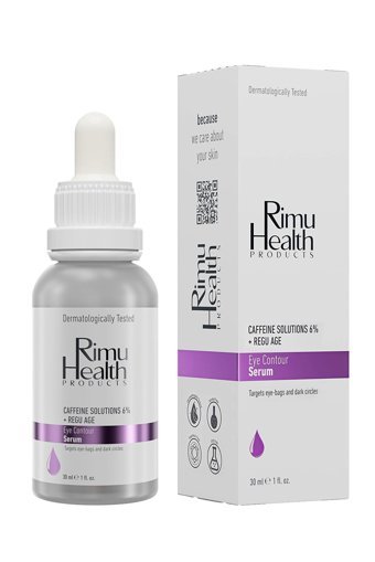 Rimu Health Products Caffeine 6% - Regu Age Aydınlatıcı Kırışıklık Karşıtı Göz Altı Torba Karşıtı Gece Gündüz Serumu 30 ml