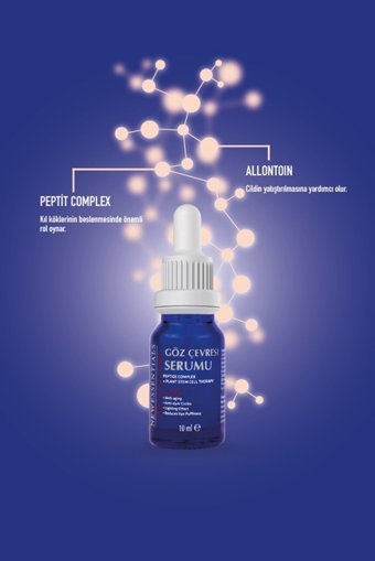 New Essentials Peptide Complex + Allantoin Aydınlatıcı Kırışıklık Karşıtı Göz Altı Torba Karşıtı Gece Gündüz Serumu 10 ml