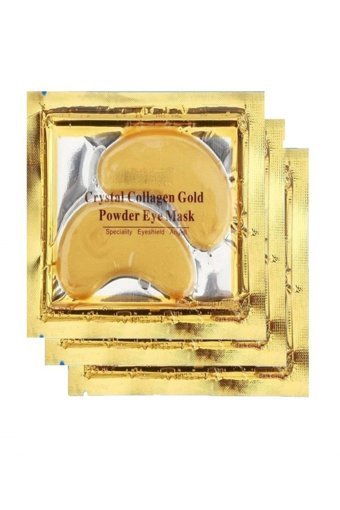 Crystal Collagen Gold Powder Kolajenli Göz Altı Jel Maske 3×2 Adet