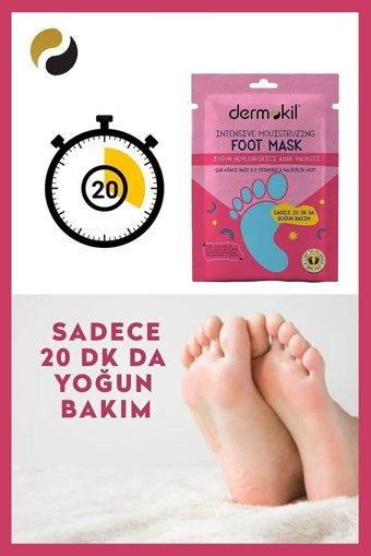 Dermokil Intensive Moisturizing Nemlendirici Çorap Tipi Ayak Maskesi