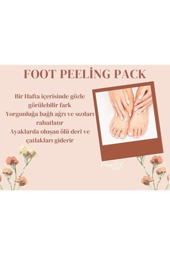 Isweep Ölü Deri-Çatlak Çorap Tipi Ayak Peeling Maskesi 2 Adet