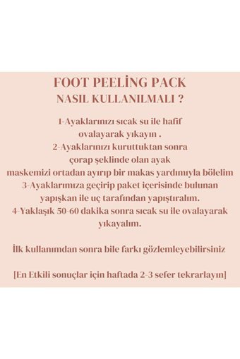 Fortrek Ölü Deri-Çatlak Soyulan Çorap Tipi Ayak Peeling Maskesi 3 Adet