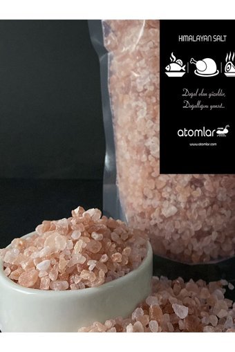 Atomlar İyotsuz Kristal Himalaya Tuzu Paket 1 kg