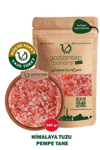 Gaziantep Baharat İyotsuz Kristal Himalaya Tuzu Paket 500 gr