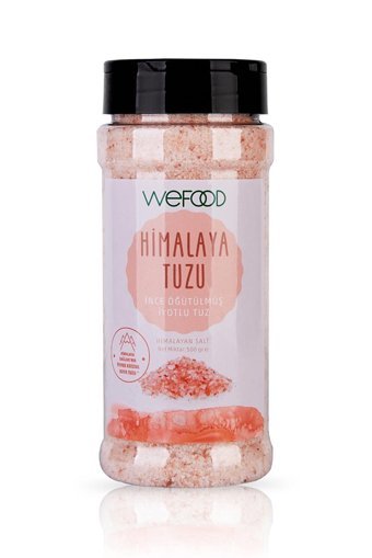 Wefood İyotlu Kristal Himalaya Tuzu Kavanoz 500 gr