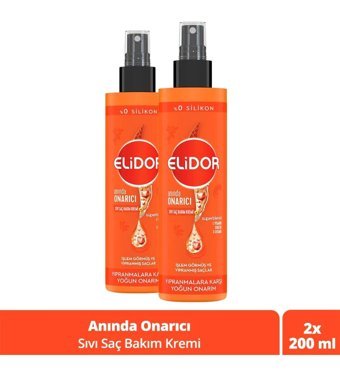 Elidor Superblend Onarıcı C Vitamini Keratin Seramid Kadın Saç Kremi 2 x 200 ml