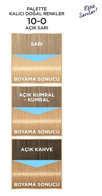 Palette 10.0 Açık Sarı Krem Saç Boyası 50 ml