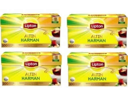 Lipton Altın Harman Demlik Poşet Çay 4x100 Adet