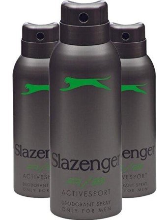 Slazenger Mavi Sprey Erkek Deodorant 3x150 ml