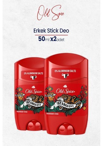 Old Spice Bearglove Stick Erkek Deodorant 2x50 ml