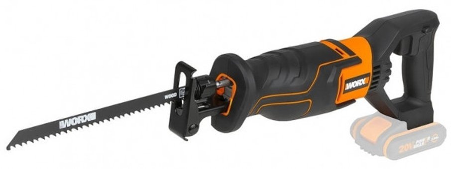 Worx WX500.9 Kablosuz Şarjlı Tilki Kuyruğu Testere