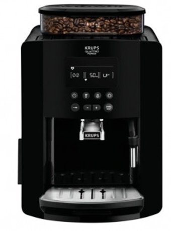Krups Arabica Black EA817010 1450 W Tezgah Üstü Kapsülsüz Öğütücülü Taşınabilir Espresso Makinesi Siyah