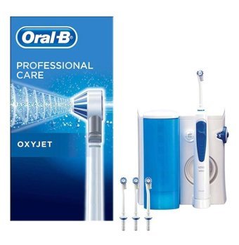 Oral-B MD20 Pro-Care Oxyjet Kablosuz Şarjlı Basınç Kontrollü Pil Göstergeli 4 Başlıklı Ağız Duşu