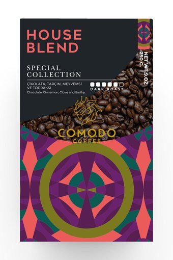 Comodo House Blend Special Selection Çekirdek Filtre Kahve 250 gr