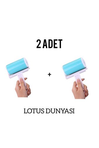 Lotus Dunyası Yıkanabilir Tüy Toplama Rulosu 2 Adet