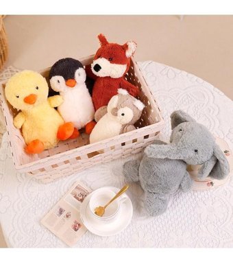 Jzcat Hayvan Doll Peluş Oyuncak Domuz Penguen Bebek Peluş Oyuncak