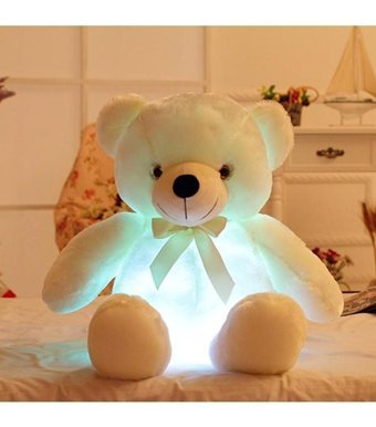 Magideal Suntek Light Up Led Teddy Bear Hayvan Peluş Oyuncak