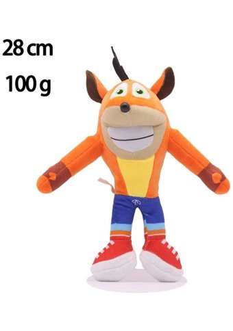 Yucama 3 Adet Crash Bandicoot 28 cm Peluş Oyuncak