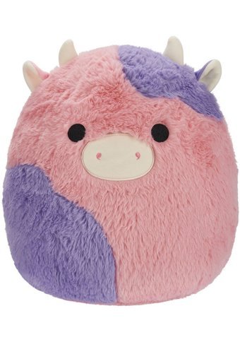 Squishmallows Fuzz A Mallows İnek Patty 30 cm Peluş Oyuncak