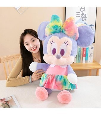 Yucama Mickey Bebek Minnie Doll Bez Bebek 50 cm Peluş Oyuncak