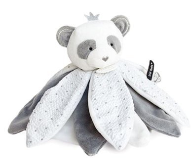 Doudou Hediye Kutulu Gri Panda Uyku Arkadaşı 26 cm Peluş Oyuncak