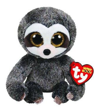 Ty Beanie Boos Dangler Gri Tembel Hayvan 15 cm Peluş Oyuncak