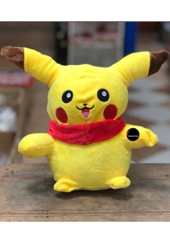 Toprockstore Pokemon Go Pikachu Uyku Arkadaşı Fularlı Peluş Oyuncak