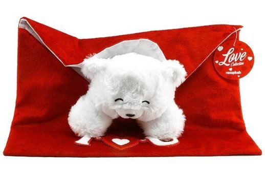 Neco Plush Fluffy Zarf İçi Sürpriz Ayı Peluş Oyuncak