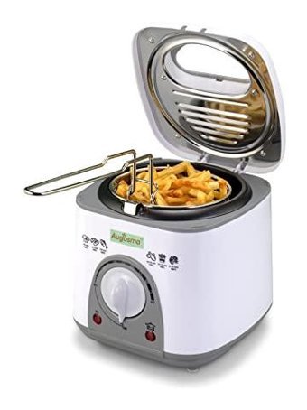 Augosma Aug-Fryer 1 lt Tek Hazneli Yağlı Fritöz Beyaz