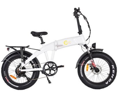 Citycoco Fatbike Foldable Mini 250 W 30 Km 19 Jant 7 Vites Şehir / Tur Elektrikli Bisiklet Yeşil