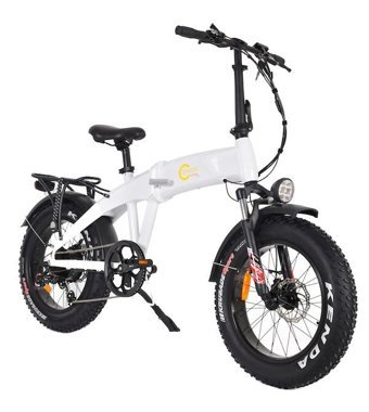 Citycoco Fatbike Foldable Mini 250 W 30 Km 19 Jant 7 Vites Şehir / Tur Elektrikli Bisiklet Yeşil