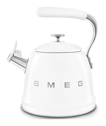 Smeg CKLW2001WH Çelik 2.3 lt Retro Beyaz Kettle