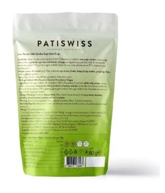 Patiswiss Draje Çilekli-Sütlü Çikolata 80 gr