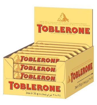 Toblerone Sütlü Çikolata 35 gr 24 Adet