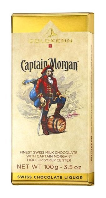 Captain Morgan Sütlü Çikolata 100 gr